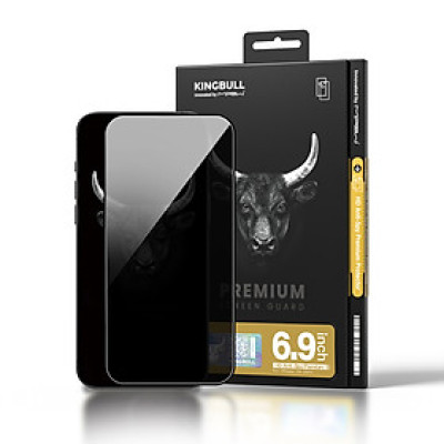 Miếng Dán Kính Cường Lực Chống Nhìn Trộm Mipow KingBull Cho iPhone 16 Pro Max/ 16 Pro/ 16 Plus/ 16, ANTI-SPY PREMIUM_ Hàng chính hãng