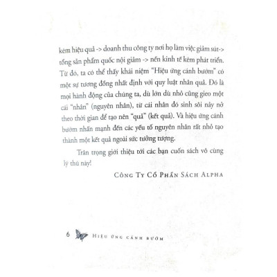 Sách Hiệu Ứng Cánh Bướm (Tái Bản)