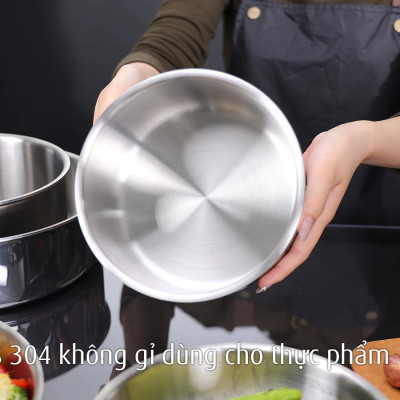 Bộ Nồi Chảo Inox Cán Rời 9 Món Không chống dính – Giải pháp nấu ăn đa năng cho gia đình.