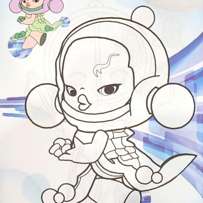 Sách - Bé tô màu - Skullpanda cá tính, đáng yêu - Bộ 2 cuốn