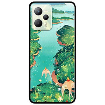 Ốp lưng dành cho Realme C35 - Realme Narzo 50A Prime mẫu Đàn Én Kiếm Tổ