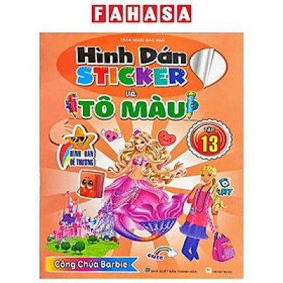 Sách - Hình Dán Sticker Và Tô Màu - Tập 13