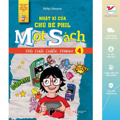 Sách - Nhật Ký Chú Bé Phil Mọt Sách - Chọn Lẻ 5 Tập - Philip Osbourne - Tân Việt Books