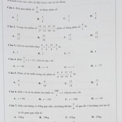 Combo Sách - Đề kiểm tra Toán 4 học kì I + II