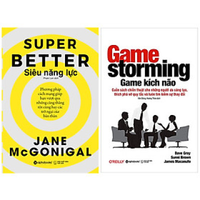 Combo Sách : Siêu Năng Lực + Game Kích Não (Gamestorming) - Cuốn Sách Chiến Thuật Cho Những Người Ưa Sáng Tạo, Thích Phá Vỡ Quy Tắc Và Luôn Tìm Kiếm Sự Thay Đổi
