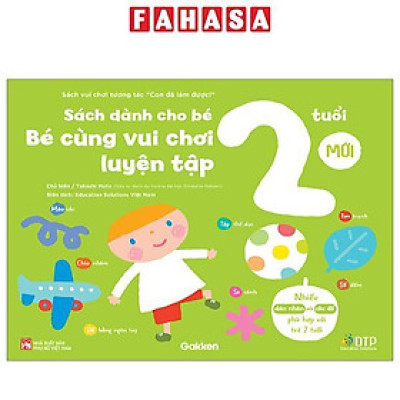 Sách Vui Chơi Tương Tác "Con Đã Làm Được!" - Bé Cùng Vui Chơi Luyện Tập - Sách Dành Cho Bé 2 Tuổi