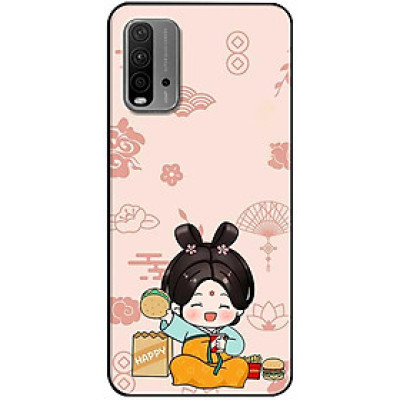 Ốp lưng cho Xiaomi Redmi 9T - Redmi 13 4G - 13C - Redmi Note 13 4G - 13 Pro 4G - 13 Pro 5G - Cô Gái Tham Ăn - Hàng Chính Hãng