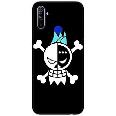 Ốp lưng dành cho Realme C3 mẫu Đầu Lâu Tóc Xanh