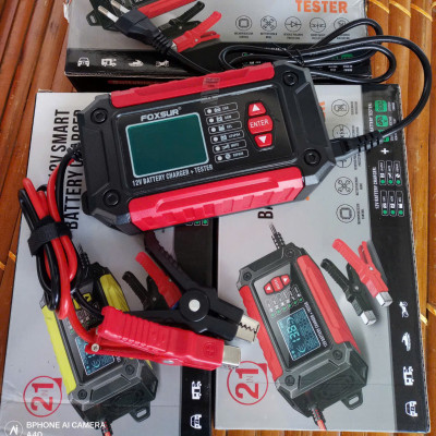 Công Nghệ Nhật Bản - Bộ Sạjc & Test Ắc Quy FOXSUR 12V 3AH-100AH 2IN1 – ĐÈN TRANG TRÍ
