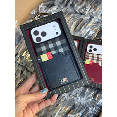 Ốp lưng da cho iPhone 17 Pro Max , 17 Pro chính hãng Mentor VII LATUS (có ngăn để ATM) - Hàng chính hãng