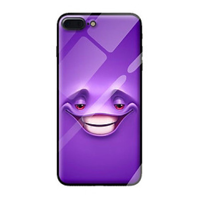 Ốp lưng kính cường lực cho iPhone 7 Plus MẶT CƯỜI 1 - Hàng chính hãng