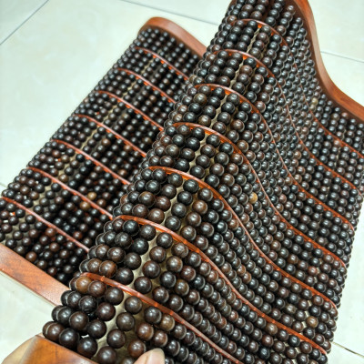 Gối Hạt Gỗ Mun Cao Cấp , Gối Công Thái Học - Kích Thước 36cmx24cmx8/4cm ( Mian. vn )