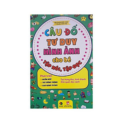 Câu đố tư duy hình ảnh cho bé tập nói tập đọc