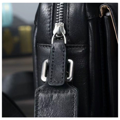 Túi đeo chéo nam ngang nhỏ gọn cao cấp BHM2030 chuẩn da bò thật