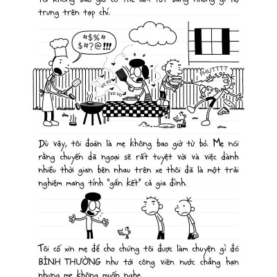 Song Ngữ Việt - Anh - Diary Of A Wimpy Kid - Nhật Ký Chú Bé Nhút Nhát: Kỳ Nghỉ Thảm Khốc - The Long Haul