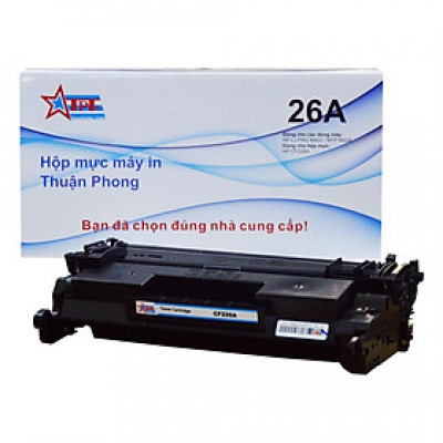 Hộp mực Thuận Phong 26A dùng cho máy in HP LJ PRO M402 / MFP M426 - Hàng Chính Hãng