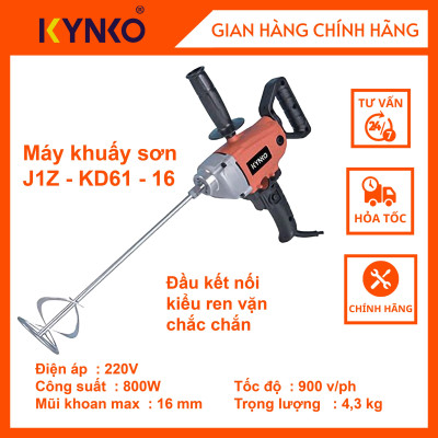 Máy khuấy sơn - KD61 cầm tay giá tốt chính hãng Kynko J1Z- KD61 -16 # 6613