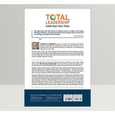Sách - Lãnh Đạo Vẹn Toàn - Stewart Friedman - Pace Books