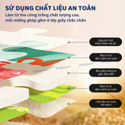 Đồ chơi xếp hình cho bé Level up Level 4 chủ đề khủng long Mideer puzzles