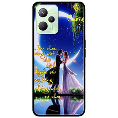 Ốp lưng dành cho Realme C35 mẫu Thư Pháp Vợ Chồng Ôm Nhau