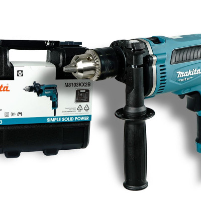 Máy khoan búa(13mm)(26 cái phụ kiện) Makita M8103KX2B