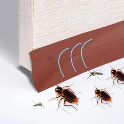 Ron Cao Su Dán Khe Hở Chân Cửa nhiều size Ngăn Bụi Nước Côn Trùng Gioăng dán cửa Silicone