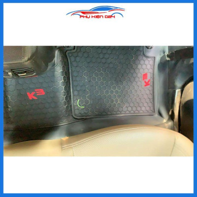 Thảm lót sàn cao su cho xe K3 2021-2022-2023 hàng chuẩn theo xe chịu lực tốt