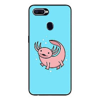 Ốp Lưng in cho Oppo F9 Mẫu Cá Cửu Sừng Hồng - Hàng Chính Hãng