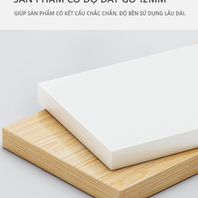 Kệ sách gỗ để bàn đa năng có hộc để đồ thương hiệu IGA - GP258