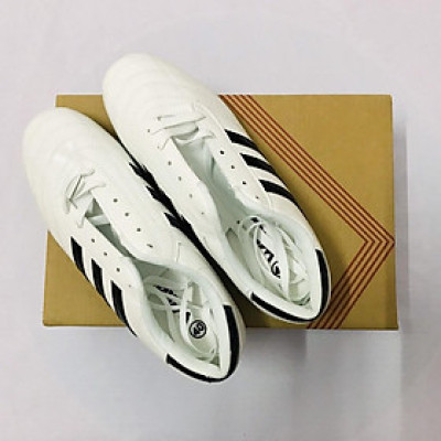 Giày bóng đá thể thao phủi chính hãng Wika 3 sọc 2022 Trắng