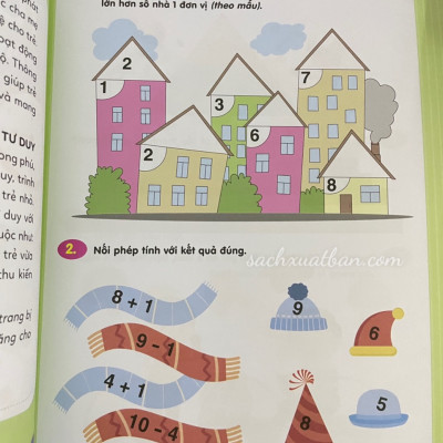 Sách Trò Chơi Toán Học Rèn Luyện Tư Duy 3-6 Tuổi Quyển 2