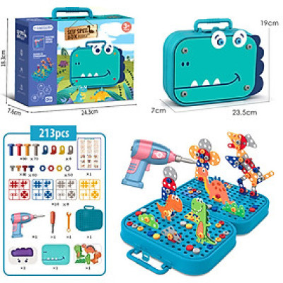 Bộ Đồ Chơi Kỹ Sư Lắp Ráp Kèm Khoan Điện,Ốc Vít , Đồ Chơi Lắp Ráp, Đồ Chơi Trẻ Em