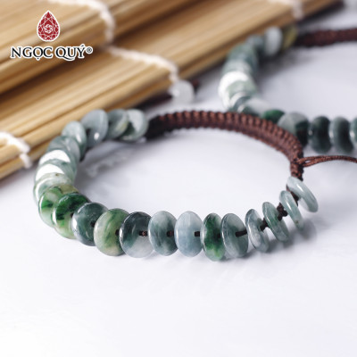 Vòng thắt dây đồng điếu cẩm thạch - Ngọc Quý Gemstones