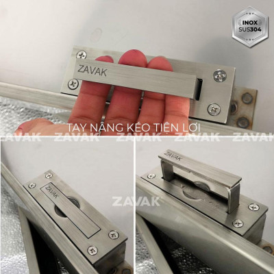 Nắp bể ngầm Zavak Inox 304. MHI 500x500