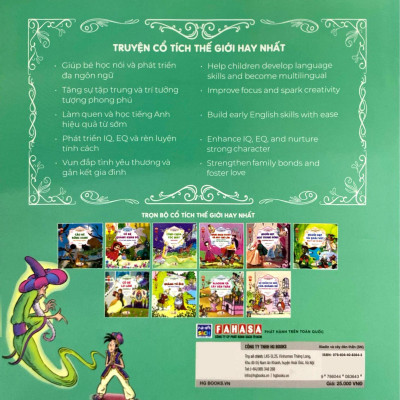 Sách - Truyện Cổ Tích Hay Nhất Thế Giới - Aladdin Và Cây Đèn Thần - Aladdin And His Magical Lamp