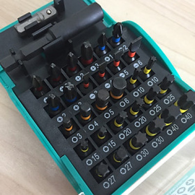 Bộ mũi bắn vít 32 món 2in1 HELLER Torsion & Impact Bits 293471