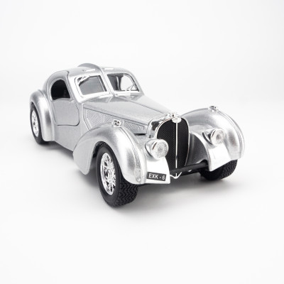 Xe Mô Hình Bugatti Atlantic Silver 1:24 Bburago - MH18-22092