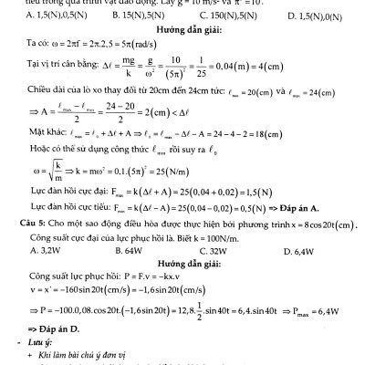 Tuyệt Kỹ Các Thủ Thuật Giải Nhanh Vật Lý 12 (Tập 1)