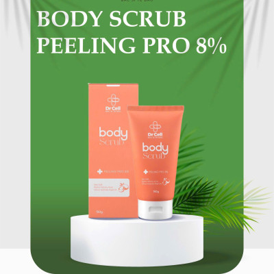 Tẩy Da Chết Body AHA Dr Cell 150g hỗ trợ làm sạch da chết giúp da sáng mịn - Hàng Chính Hãng