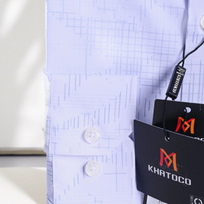 Áo sơ mi tay dài Khatoco VẢI TRE