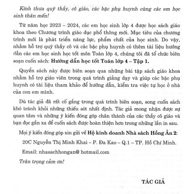 Combo Hướng Dẫn Học Tốt Toán Lớp 4 Tập 1 + 2 (Dùng Kèm SGK Chân Trời Sáng Tạo) (Bộ 2 Cuốn) - HA
