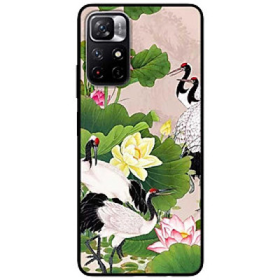 Ốp lưng dành cho Xiaomi Redmi Note 11 5G - Redmi Note 11T - Redmi Note 11S - Sen Và Hạc