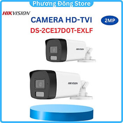Camera Hikvision 4 In 1 Hồng Ngoại 2.0 Megapixel HIKVISION DS-2CE17D0T-EXLF - Hàng chính hãng
