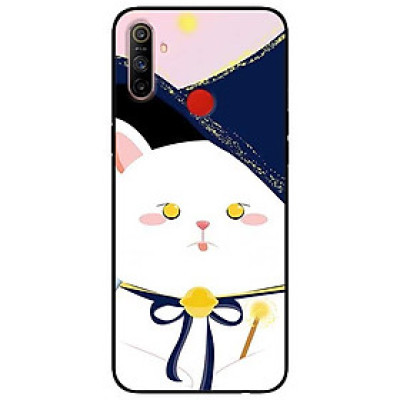 Ốp lưng dành cho Realme C3 mẫu Mèo Mắt Vàng