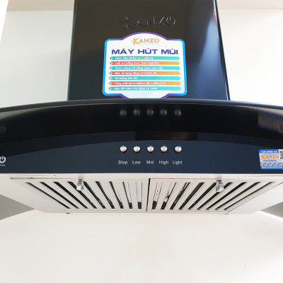 Hút mùi kính cong 700mm Kanzo KZ-BL-70HD - Bảo hành 24 tháng - Hàng chính hãng