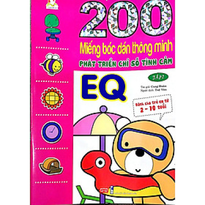 200 Miếng Bóc Dán Thông Minh - Phát Triển Chỉ Số Tình Cảm EQ Tập 2