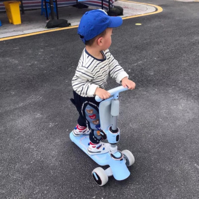 Xe trượt scooter cho bé có nhạc đèn, trọng tải 150kg hàng cao cấp