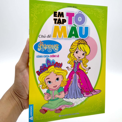 Em Tập Tô Màu - Chủ Đề Công Chúa Diễm Lệ