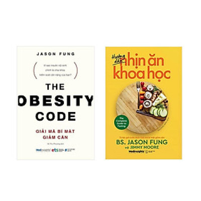 Sách Combo: Giải Mã Bí Mật Giảm Cân + Hướng Dẫn Nhịn Ăn Khoa Học - Alphabooks - BẢN QUYỀN