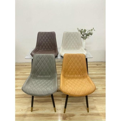 Bộ bàn chân chéo 4 ghế  loft trám nhập khẩu